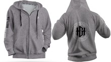 Load image into Gallery viewer, Home Grown Hustler Grey Full Zip Hoodie Set
