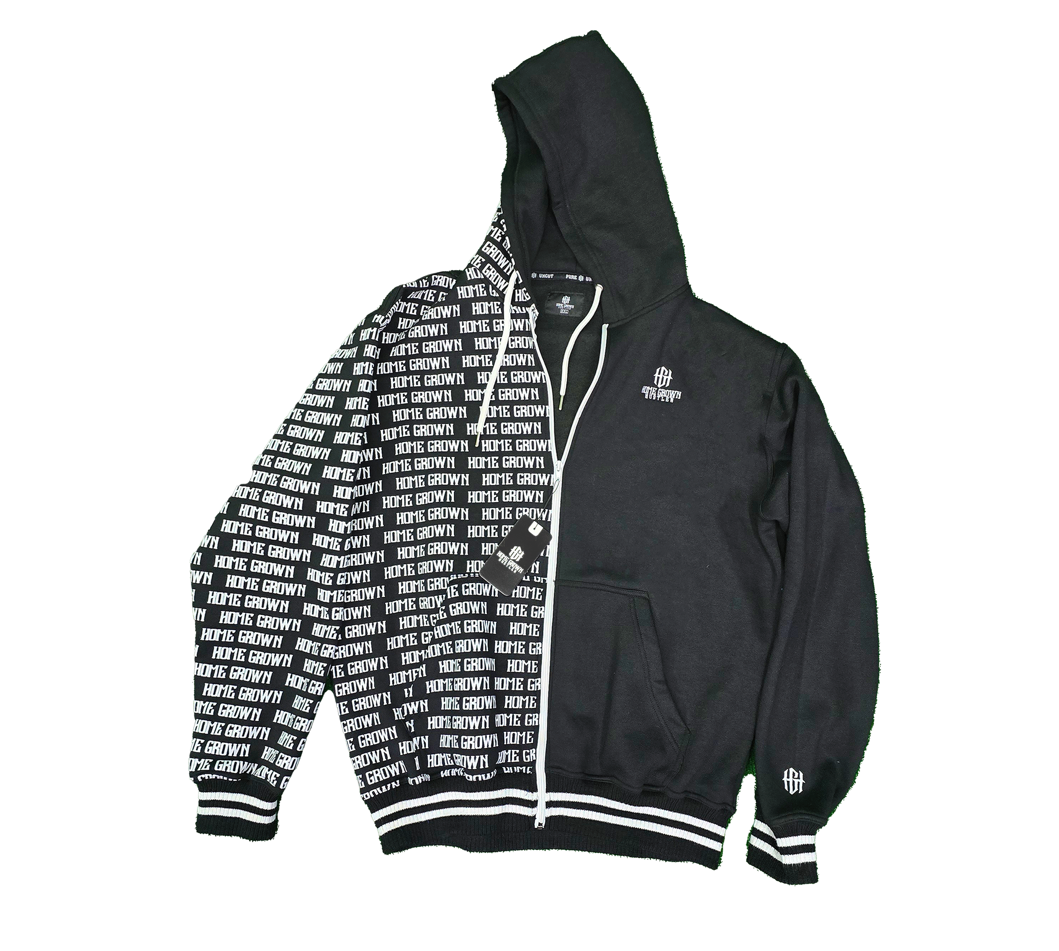 Split sides hoodie