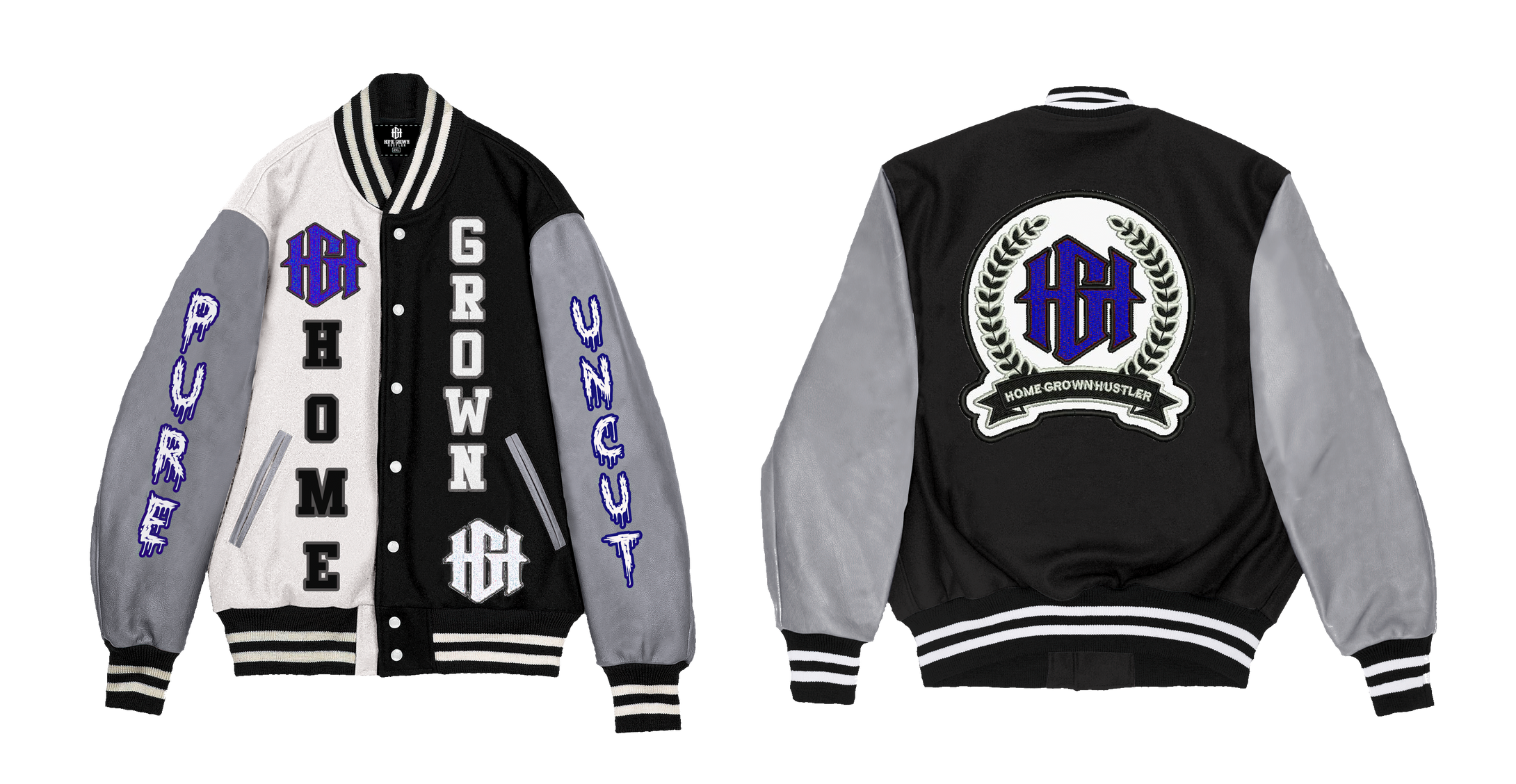 Home Grown Hustler Varsity Letterman Jacket