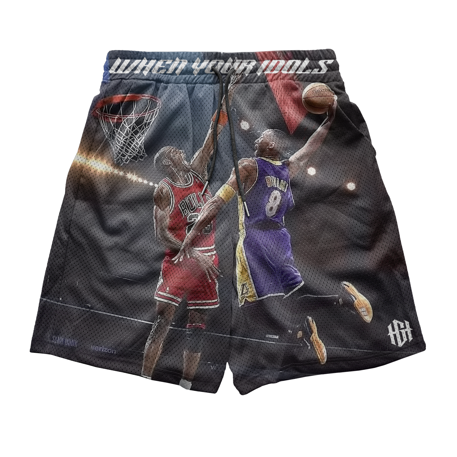 Kobe vs Jordan Mesh Shorts #2(Rival Pack)
