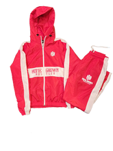 Load image into Gallery viewer, Home Grown Hustler Red Windbreaker
