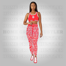 Load image into Gallery viewer, Women&#39;s 2 Piece Red Workout Set
