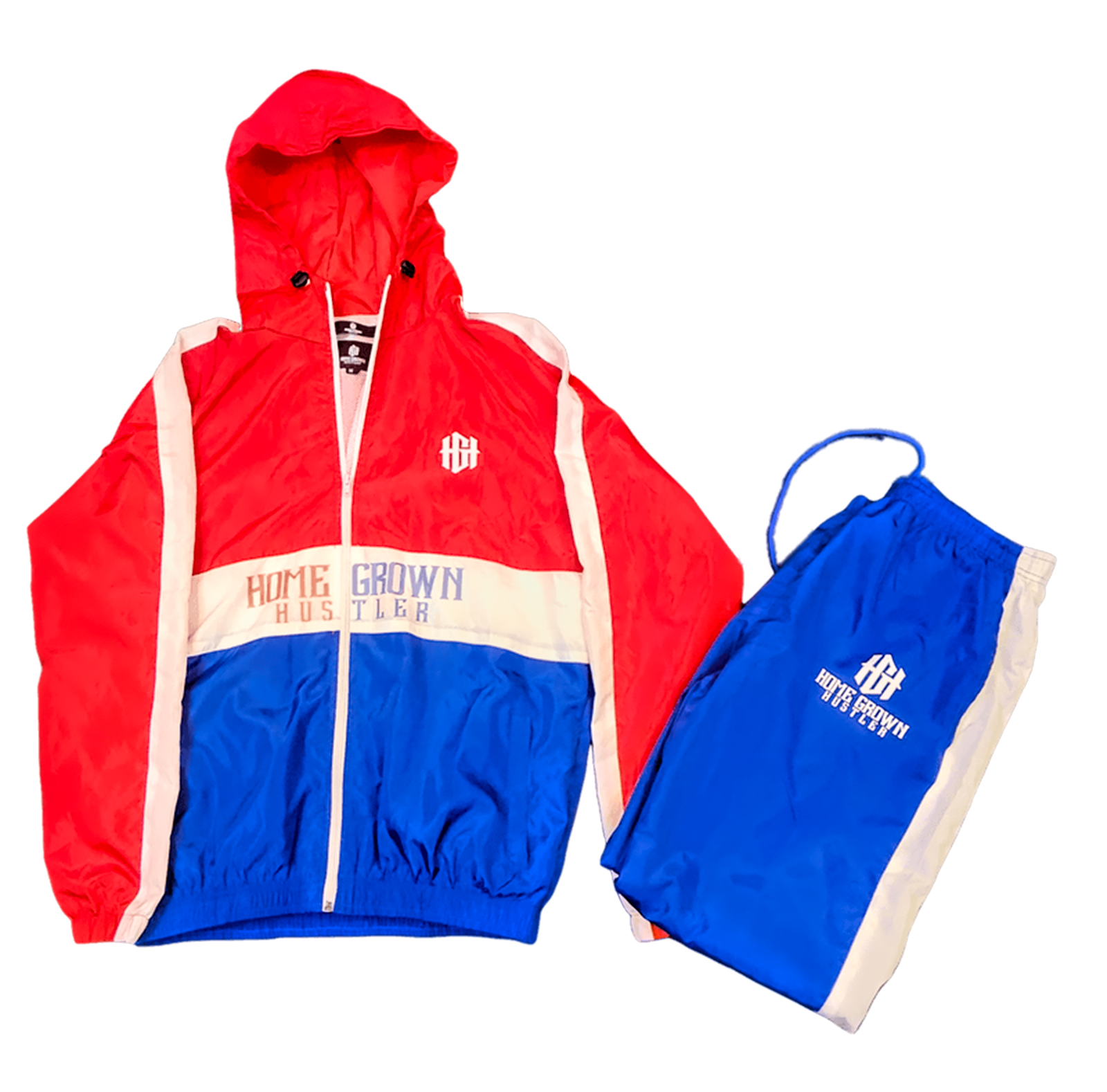 Home Grown Hustler Tri-Color Windbreaker